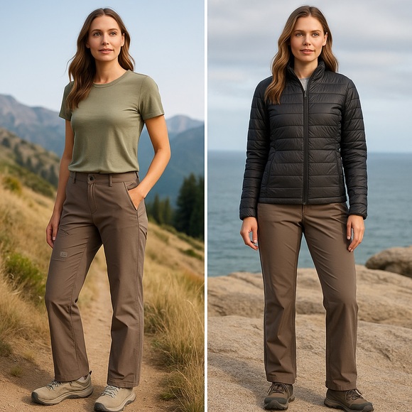 🥾 REI Hiking Outdoor Trail Pants – Brown, Size 8  🥾 - Picture 13 of 13